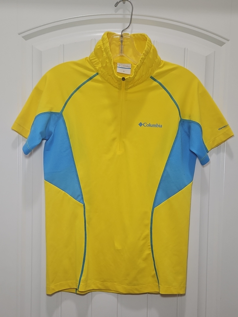Columbia Omni-Wick 1/4 Zip Activewear Jersey Top Medium Women's Cycling